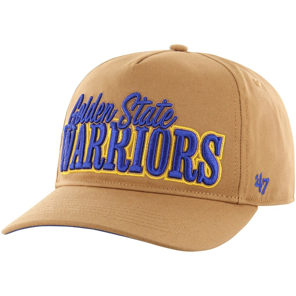 Golden State Warriors '47 Barnes Hitch Adjustable Hat sale - Tan on sale