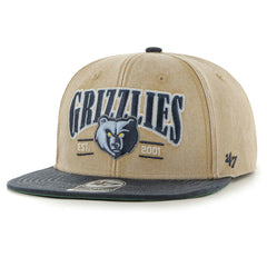 Memphis Grizzlies '47 Chilmark Captain Snapback - Khaki/Navy for sale