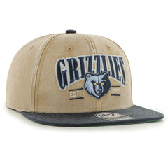 Memphis Grizzlies '47 Chilmark Captain Snapback - Khaki/Navy for sale