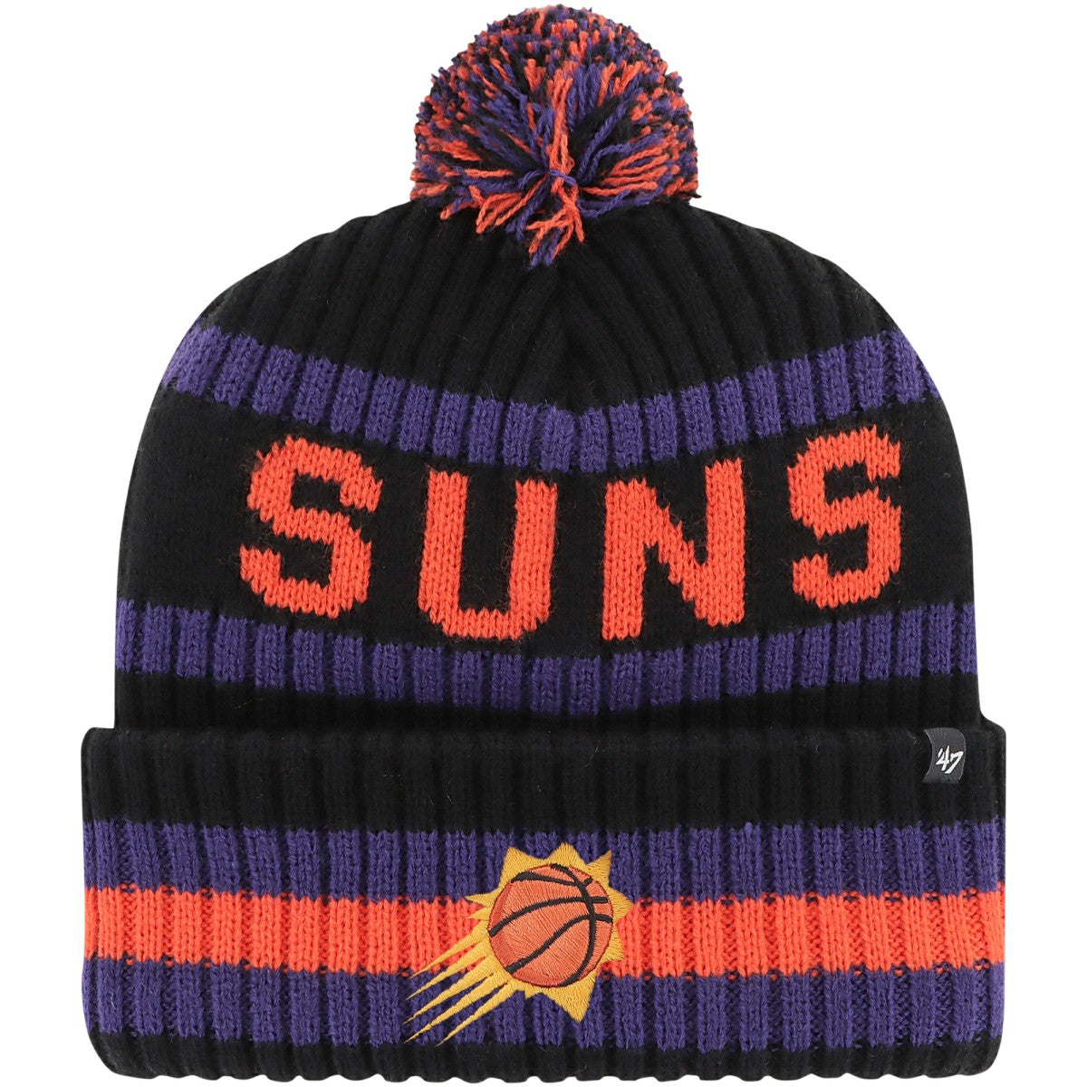 Phoenix Suns '47 Bering Cuffed Knit Hat with Pom - Black online