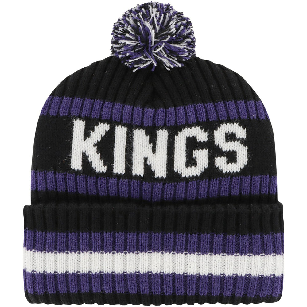 Sacramento Kings '47 Bering Cuffed Knit Hat with Pom - Black outlet