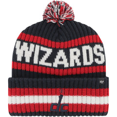 Washington Wizards '47 Bering Cuffed Knit Hat with Pom - Navy sale