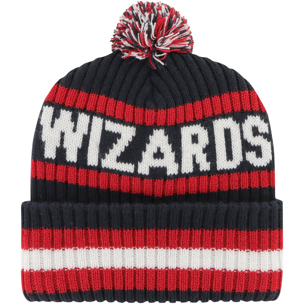 Washington Wizards '47 Bering Cuffed Knit Hat with Pom - Navy sale