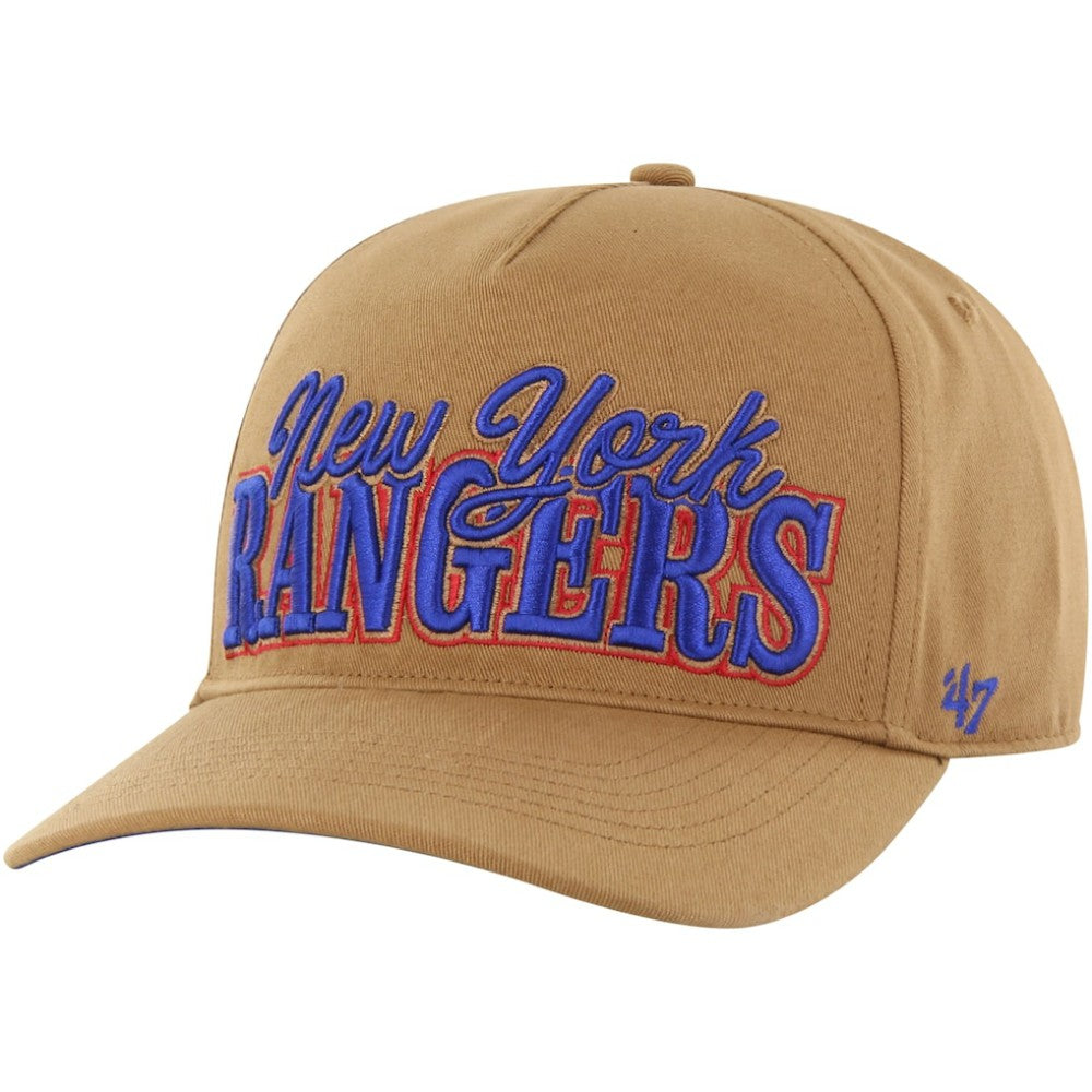 New York Rangers '47 Barnes Hitch Adjustable Hat - Tan Hats