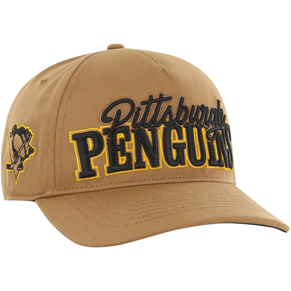 Pittsburgh Penguins '47 Barnes Hitch Adjustable Hat - Tan Hats