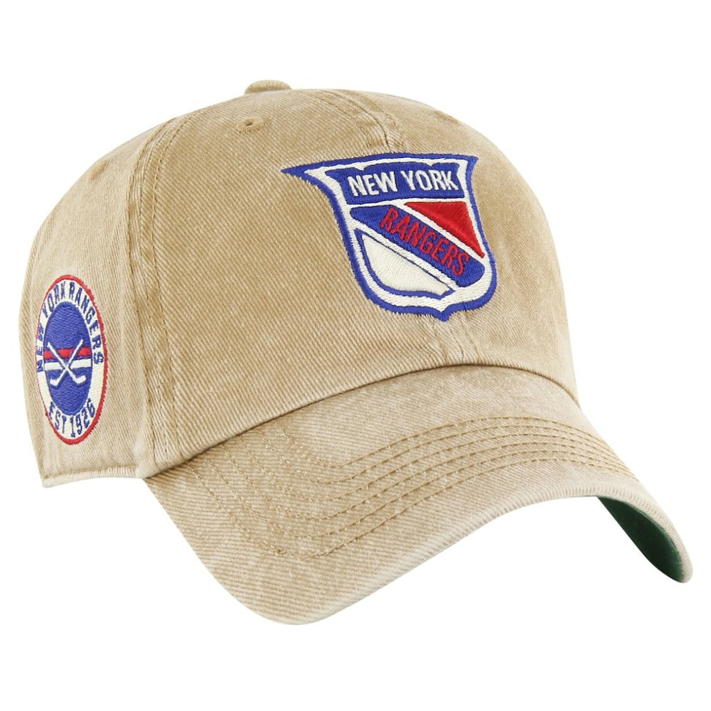 New York Rangers '47 Earldor Clean Up Adjustable Hat - Khaki Hats