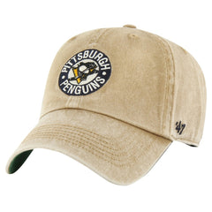 Pittsburgh Penguins '47 Earldor Clean Up Adjustable Hat - Khaki Hats