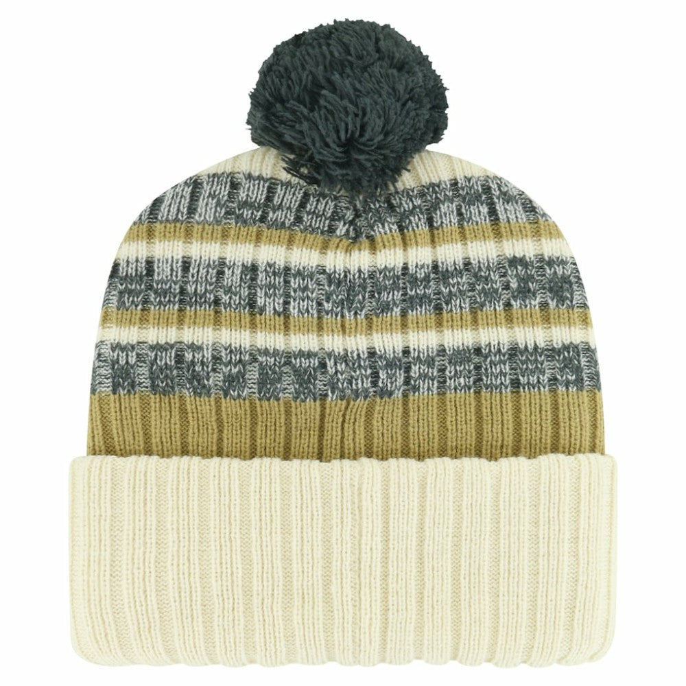 Vegas Golden Knights '47 Tavern Cuffed Knit Hat with Pom - Cream Hats