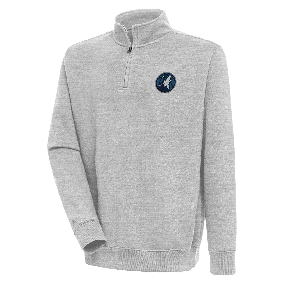 Minnesota Timberwolves Antigua Victory Quarter-Zip Pullover Top - Heather Gray online