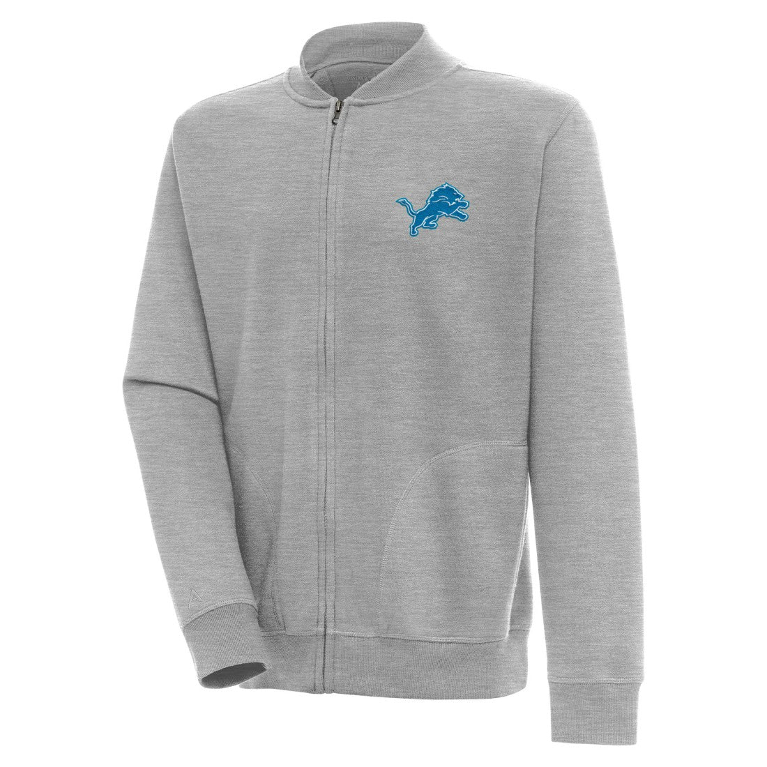 Detroit Lions Antigua Victory Full-Zip Jacket - Heather Gray on sale