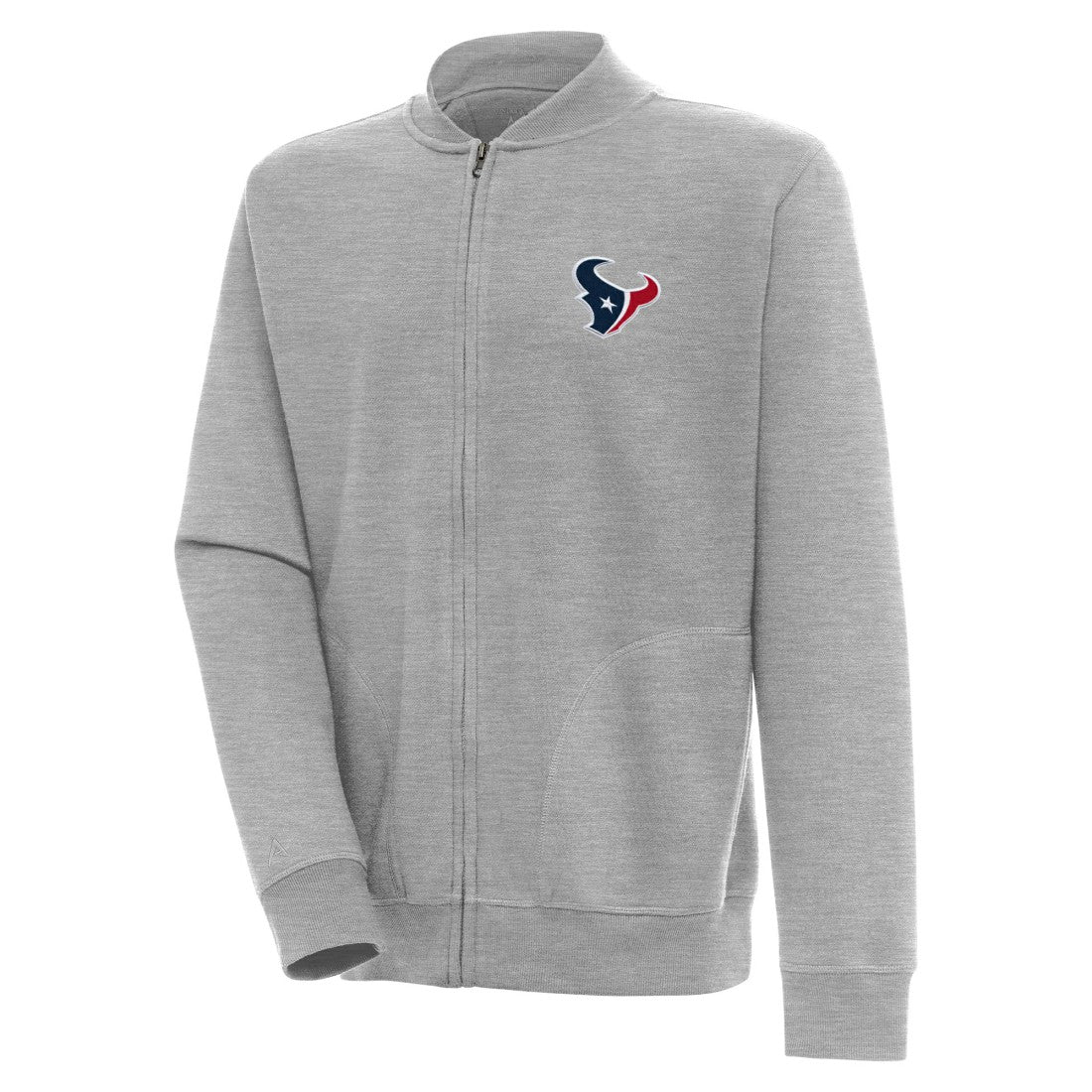 Houston Texans Antigua Victory Full-Zip Jacket - Heather Gray on sale