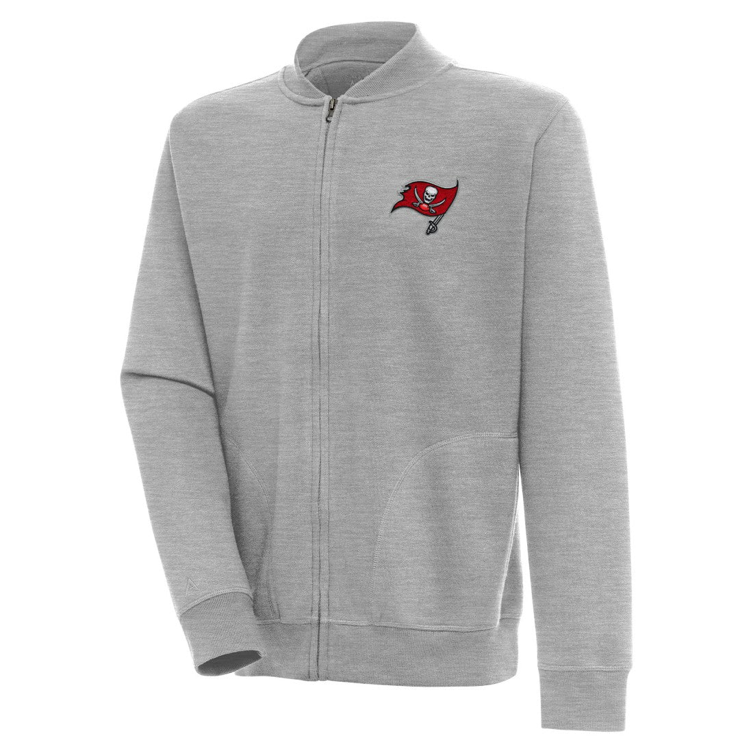 Tampa Bay Buccaneers Antigua Victory Full-Zip Jacket - Heather Gray outlet
