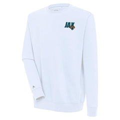 Jacksonville Jaguars Antigua Victory Pullover Sweatshirt - White for sale