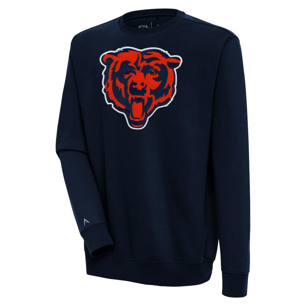 Chicago Bears Antigua Victory Pullover Sweatshirt - Navy cheap
