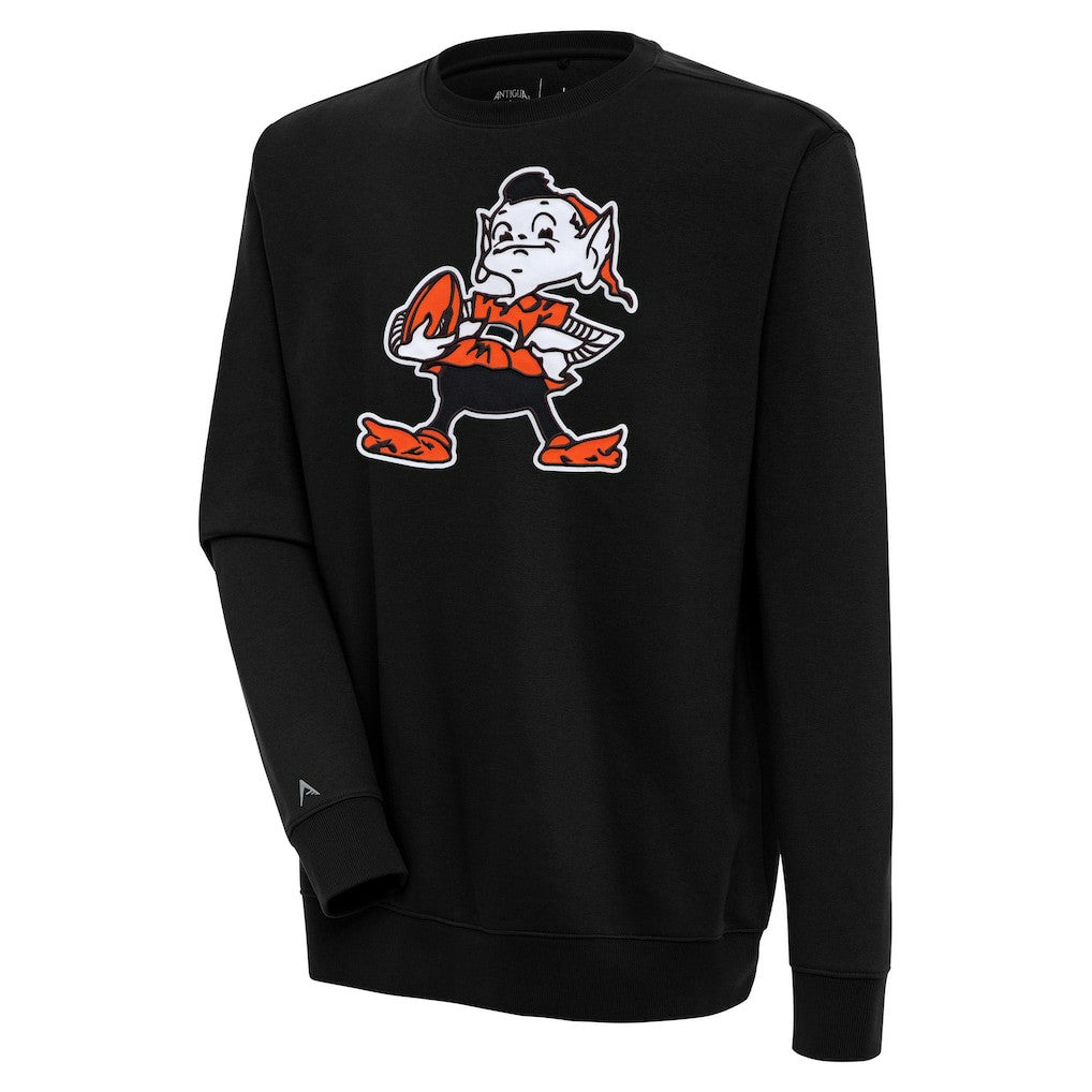 Cleveland Browns Antigua Victory Pullover Sweatshirt - Black on sale