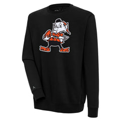 Cleveland Browns Antigua Victory Pullover Sweatshirt - Black on sale