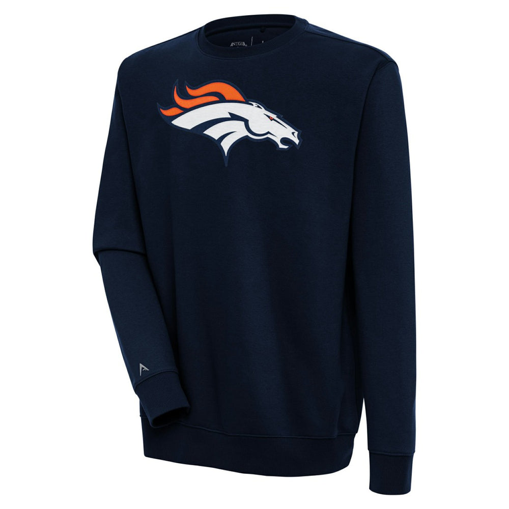 Denver Broncos Antigua Victory Pullover Sweatshirt - Navy online