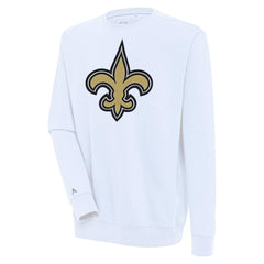 New Orleans Saints Antigua Victory Pullover Sweatshirt - White outlet