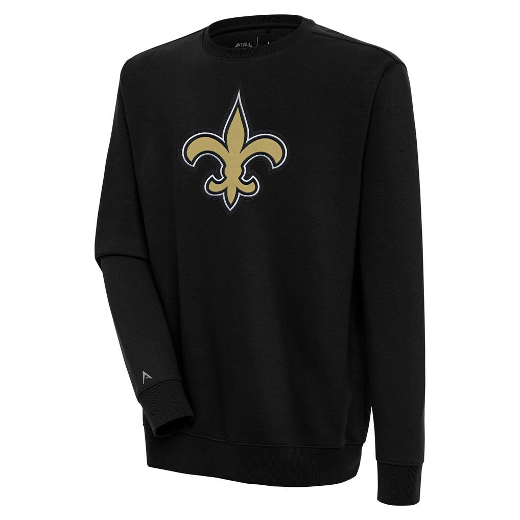 New Orleans Saints Antigua Victory Pullover Sweatshirt - Black online