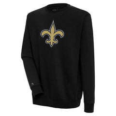 New Orleans Saints Antigua Victory Pullover Sweatshirt - Black online