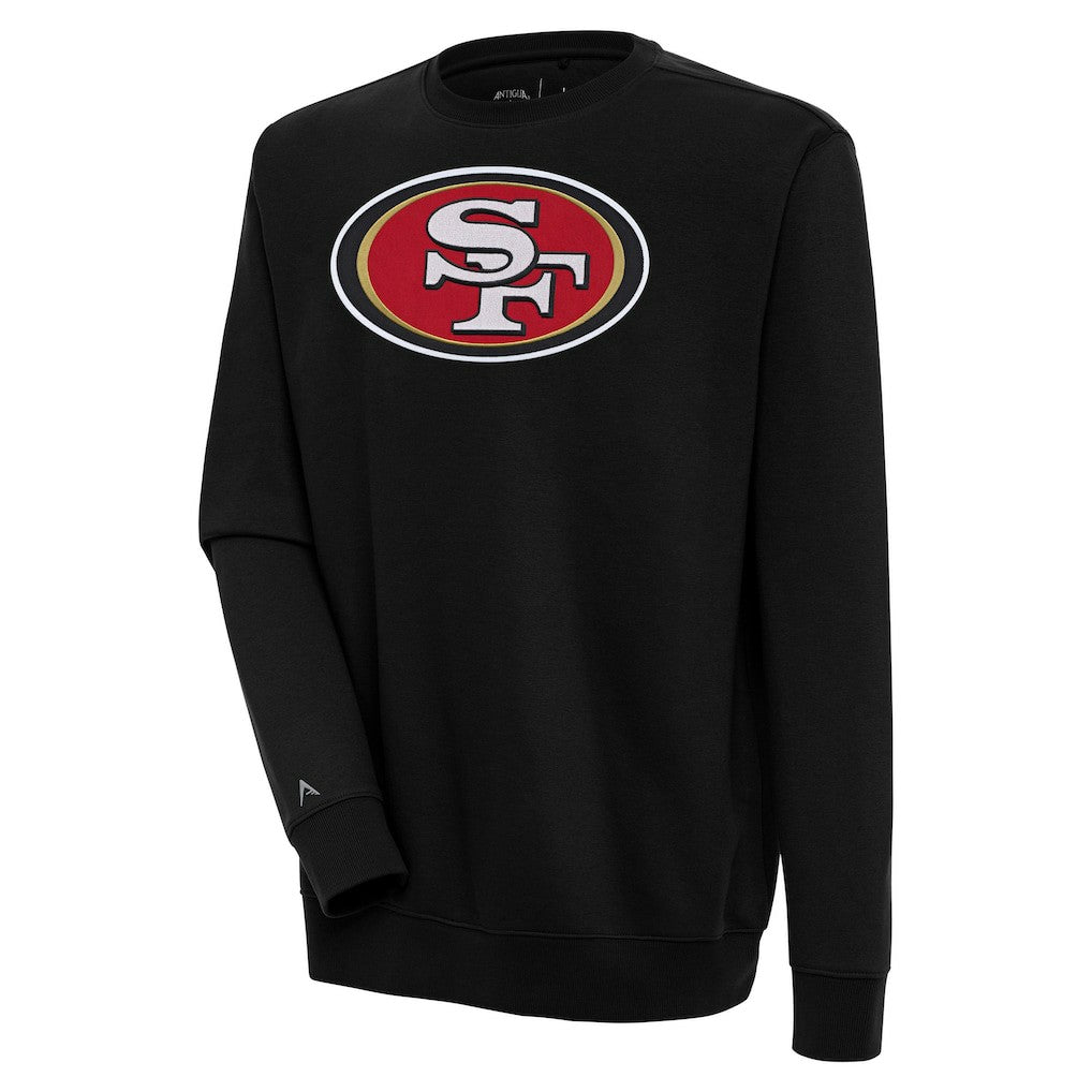 San Francisco 49ers Antigua Victory Pullover Sweatshirt - Black outlet
