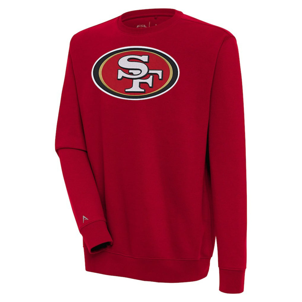 San Francisco 49ers Antigua Victory Pullover Sweatshirt - Scarlet online