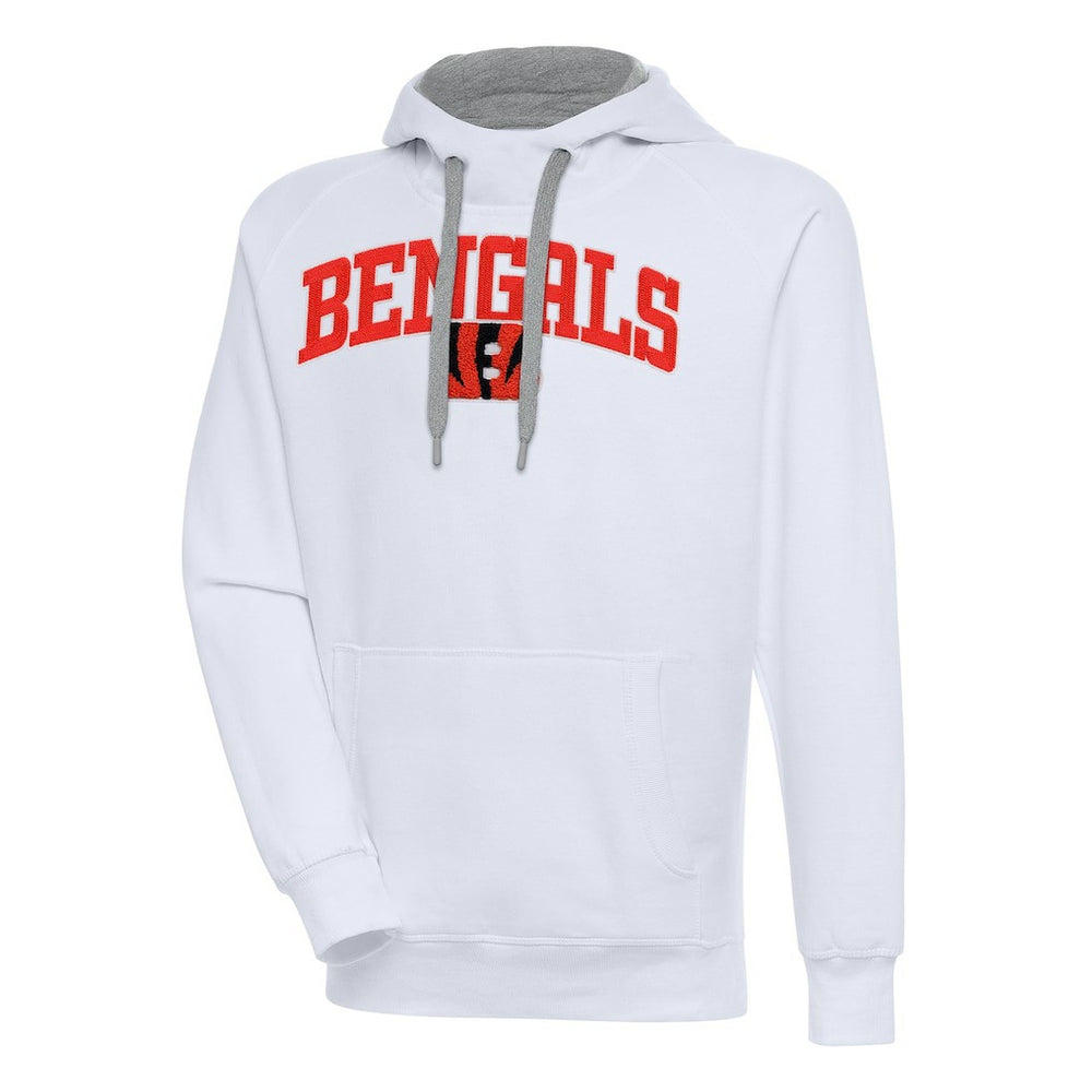 Cincinnati Bengals Antigua Victory Pullover Hoodie - White sale
