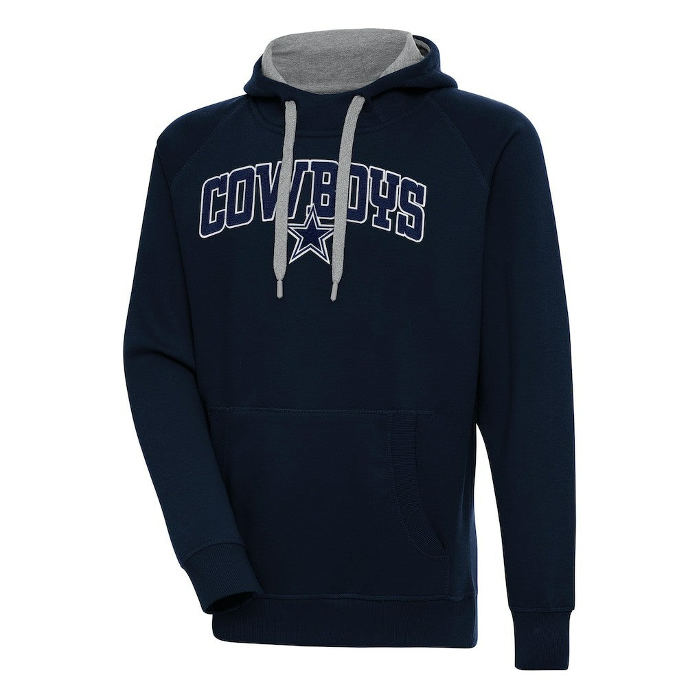 Dallas Cowboys Antigua Victory Pullover Hoodie - Navy outlet