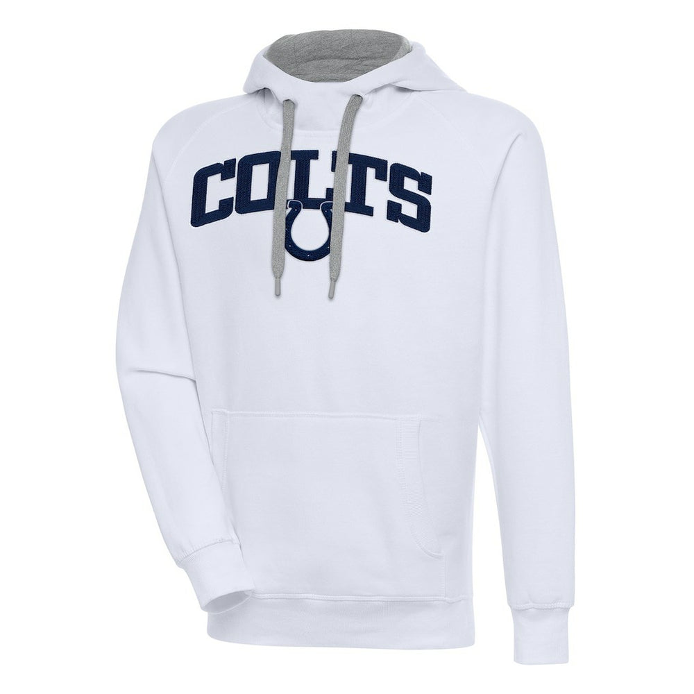 Indianapolis Colts Antigua Victory Pullover Hoodie - White on sale