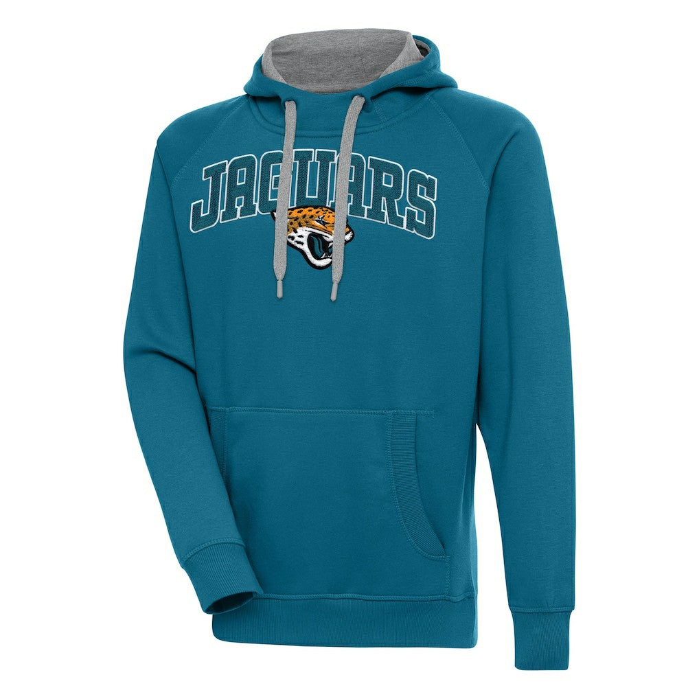 Jacksonville Jaguars Antigua Victory Pullover Hoodie - Teal online