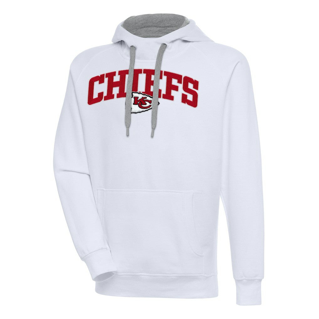 Kansas City Chiefs Antigua Victory Pullover Hoodie - White discount