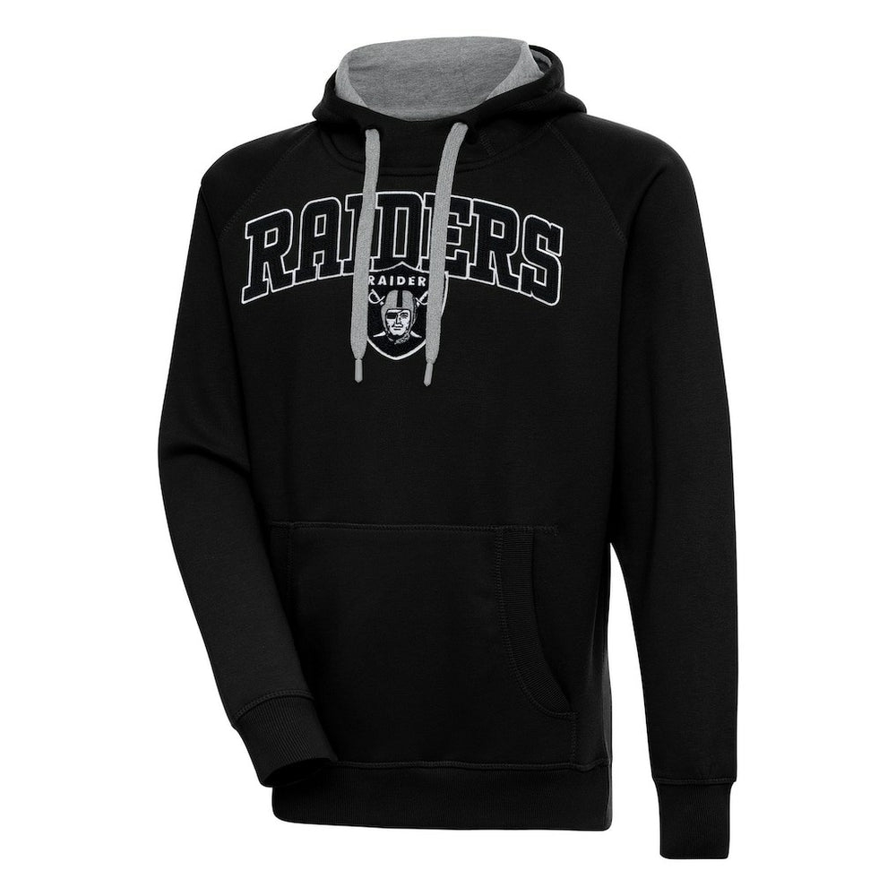 Las Vegas Raiders Antigua Victory Pullover Hoodie - Black outlet