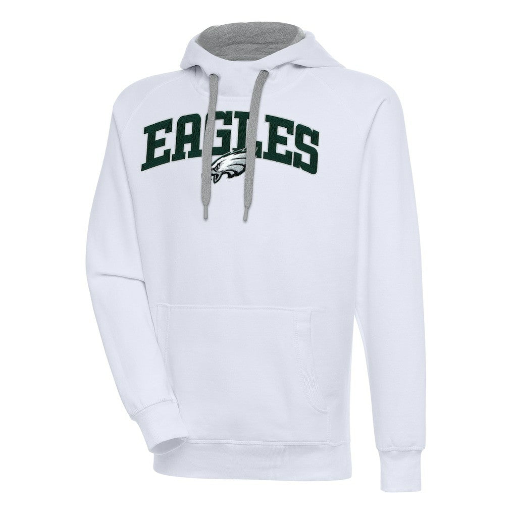 Philadelphia Eagles Antigua Victory Pullover Hoodie - White sale