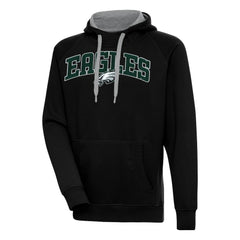 Philadelphia Eagles Antigua Victory Pullover Hoodie - Black cheap