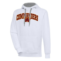 Washington Commanders Antigua Victory Pullover Hoodie - White for sale