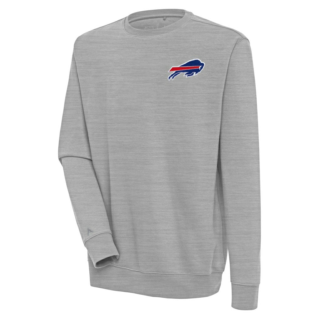 Buffalo Bills Antigua Victory Pullover Sweatshirt - Heather Gray cheap
