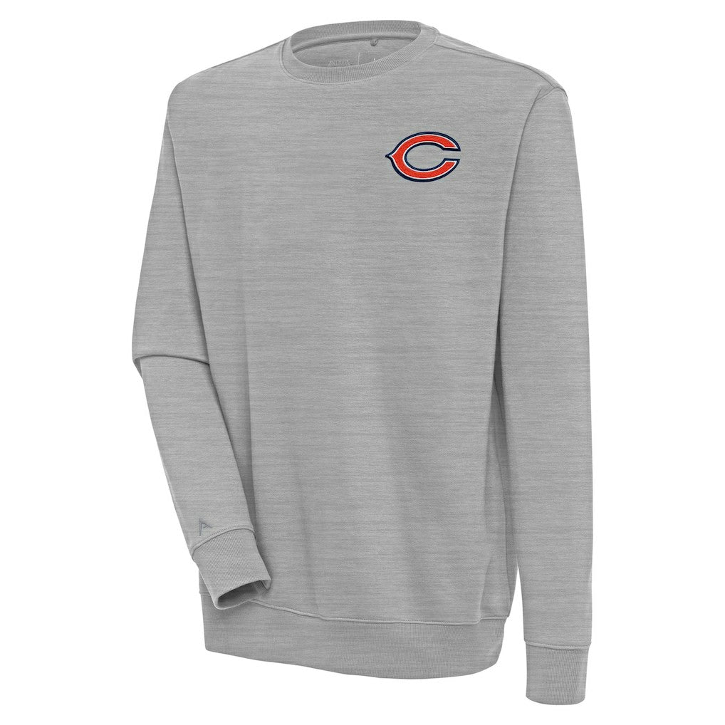Chicago Bears Antigua Victory Pullover Sweatshirt - Heather Gray for sale