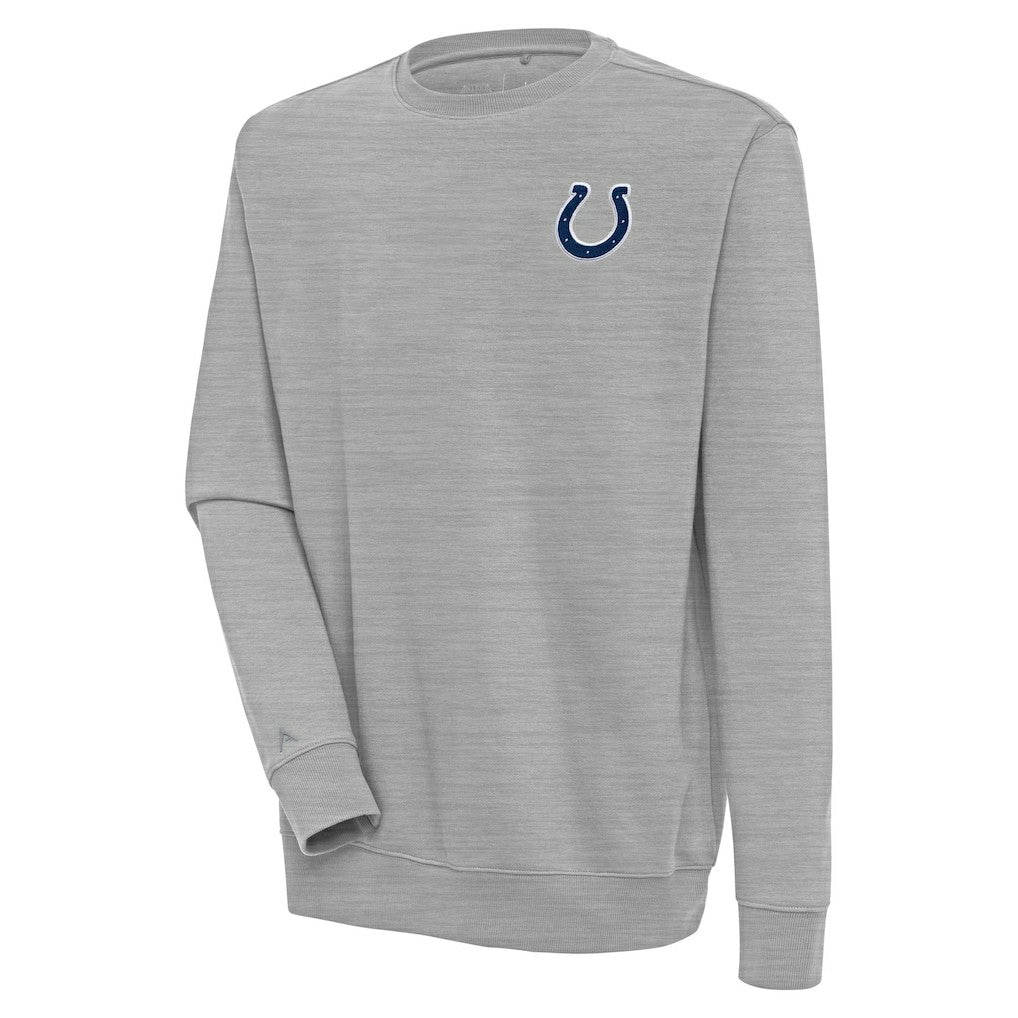 Indianapolis Colts Antigua Victory Pullover Sweatshirt - Heather Gray on sale