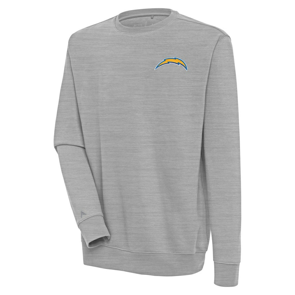 Los Angeles Chargers Antigua Victory Pullover Sweatshirt - Heather Gray for sale
