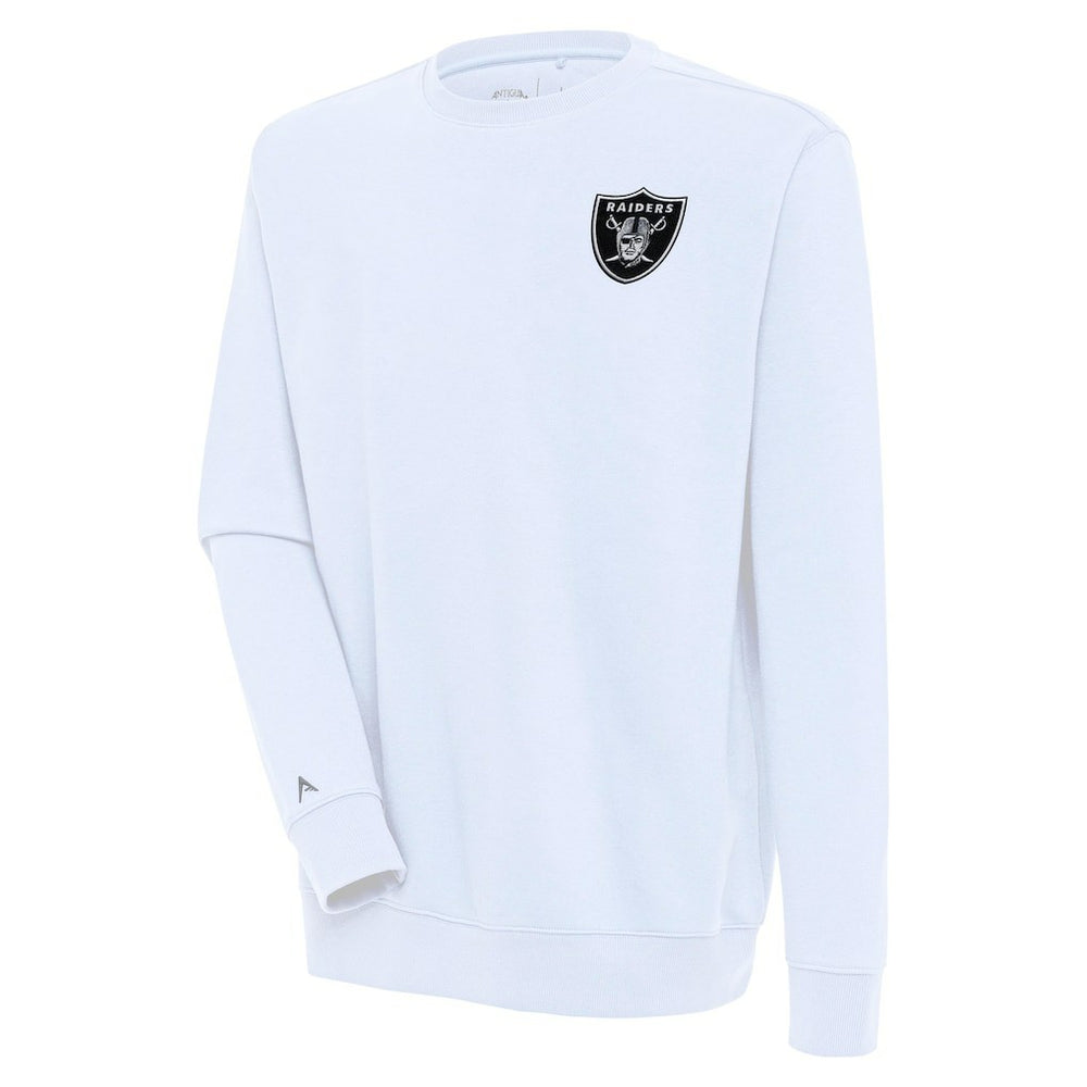 Las Vegas Raiders Antigua Victory Pullover Sweatshirt - White discount
