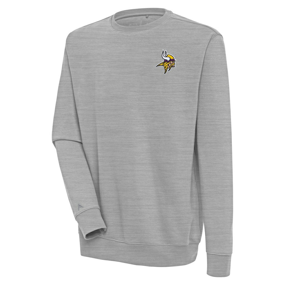 Minnesota Vikings Antigua Victory Pullover Sweatshirt - Heather Gray for sale