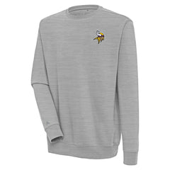 Minnesota Vikings Antigua Victory Pullover Sweatshirt - Heather Gray for sale