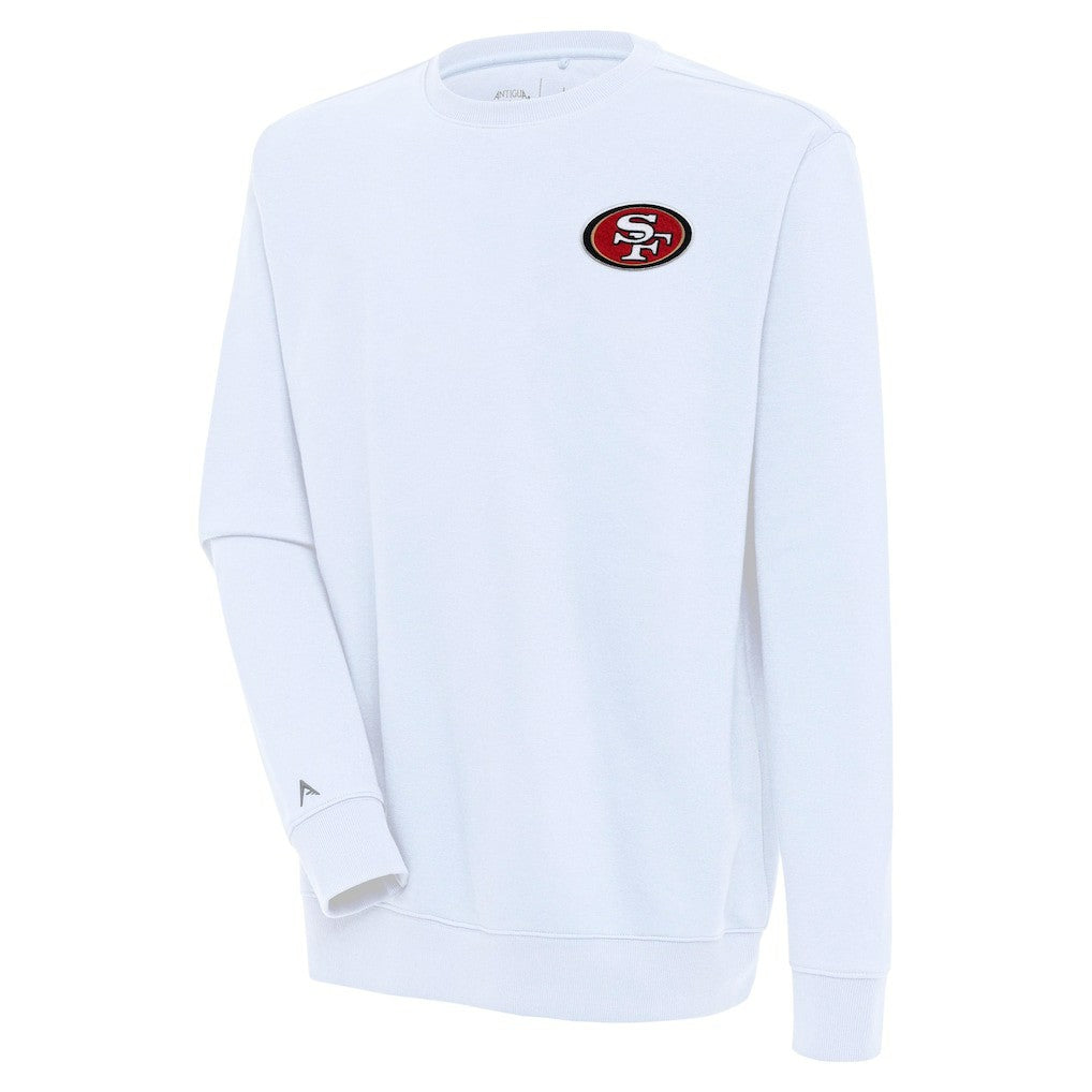 San Francisco 49ers Antigua Victory Pullover Sweatshirt - White outlet