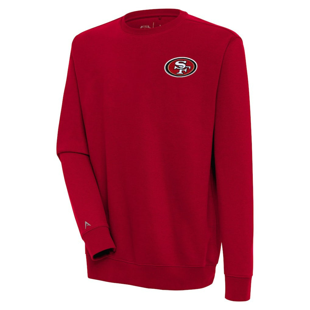 San Francisco 49ers Antigua Victory Pullover Sweatshirt - Scarlet cheap
