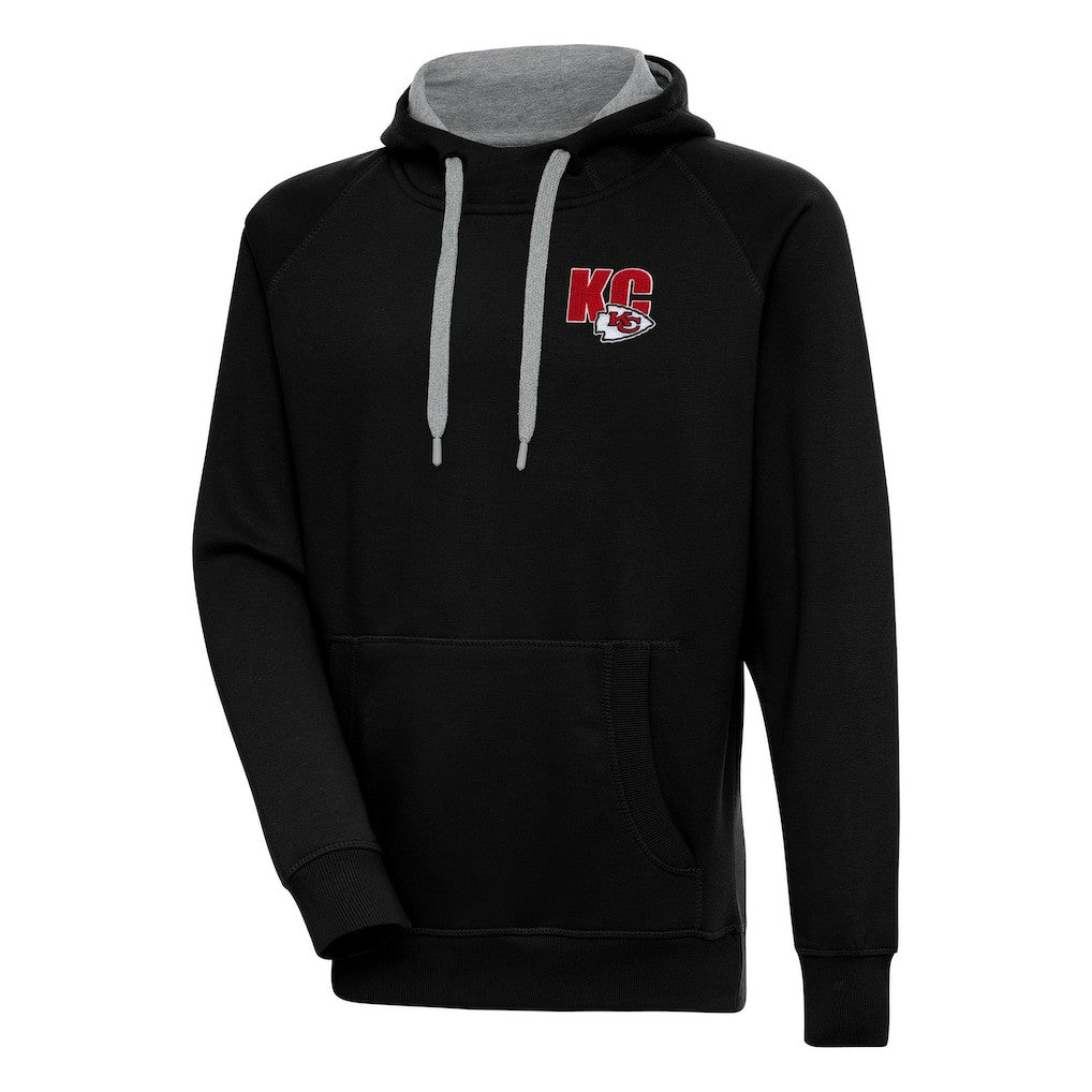 Kansas City Chiefs Antigua Victory Pullover Hoodie - Black online