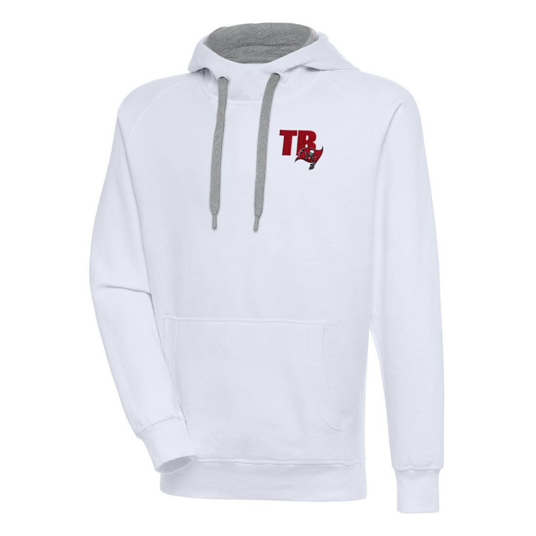 Tampa Bay Buccaneers Antigua Victory Pullover Hoodie - White sale