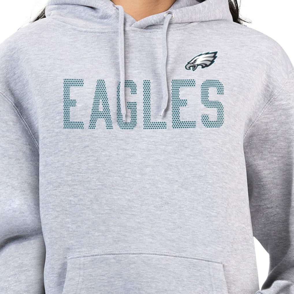 Philadelphia Eagles G-III 4Her by Carl Banks Women's Dot Print Pullover Hoodie - Heather Gray on sale