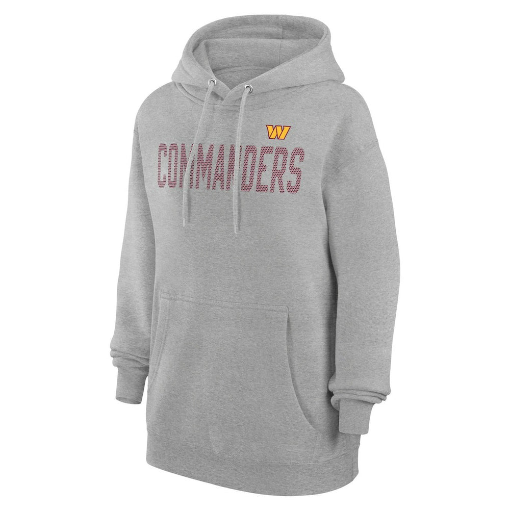 Washington Commanders G-III 4Her by Carl Banks Women's Dot Print Pullover Hoodie - Heather Gray cheap
