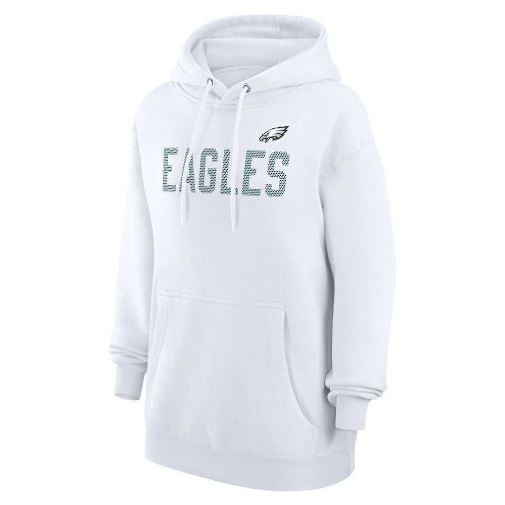 Philadelphia Eagles G-III 4Her by Carl Banks Women's Dot Print Pullover Hoodie - White outlet