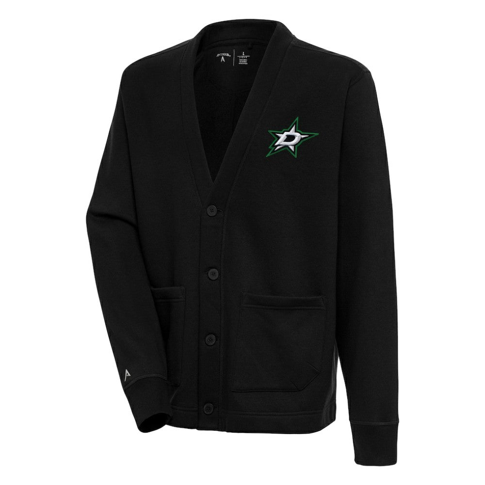 Dallas Stars Antigua Victory Cardigan - Black